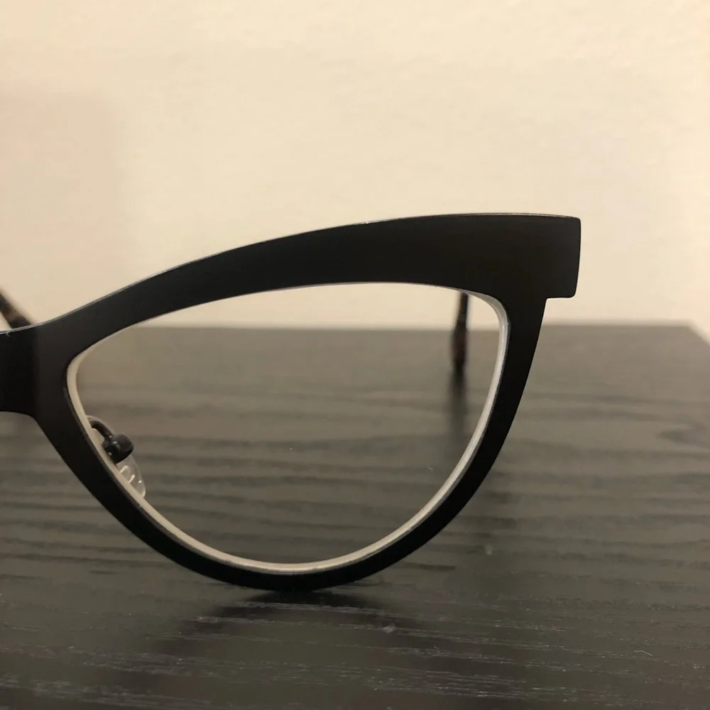 Women’s Black Cat-eye Eyeglasses by See Handmade in USA